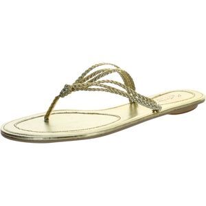Mr. Lorens 302921 Gold. Womens sandals 10 NEW